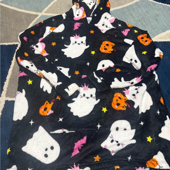 Claire's Tops - Claire's Black Halloween Ghost Hoodie